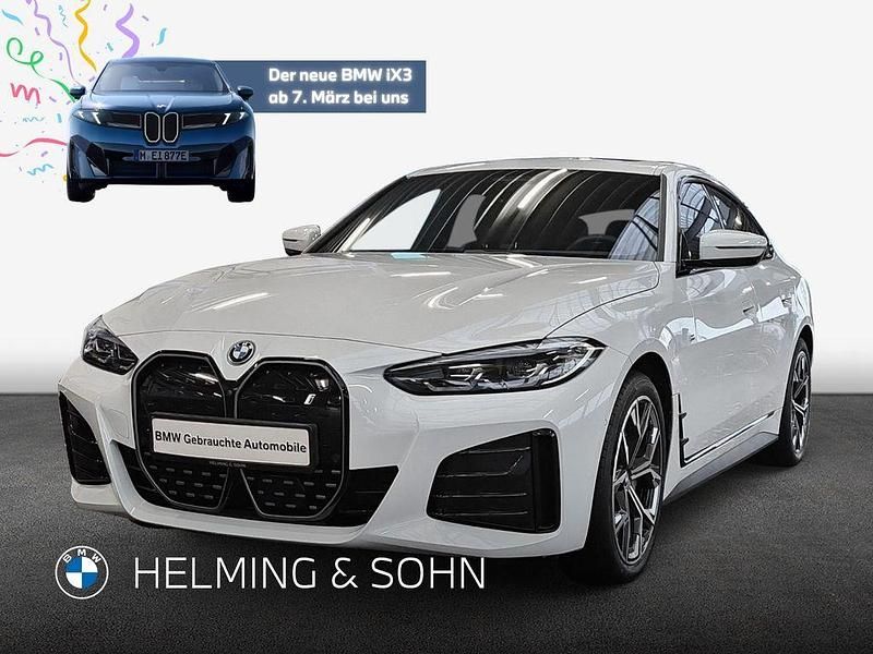 Weiß Gebraucht 2022 BMW i4 Efficient Dynamics Limousine | 42.511 € (Etwas zu teuer) - Bild 1/4