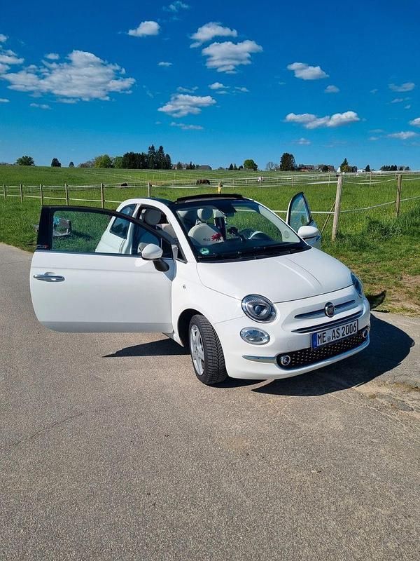 Weiß Gebraucht 2018 Fiat 500C Lounge Cabrio | 8.900 € (Superpreis) - Bild 1/4