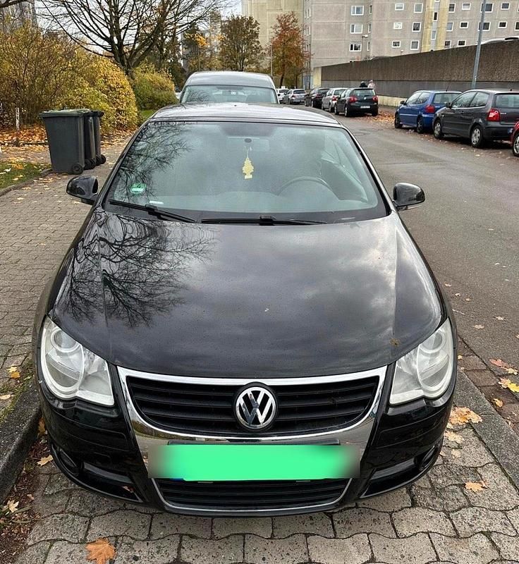 Schwarz Gebraucht 2006 VW Eos Cabrio | 1.600 € (Superpreis) - Bild 1/4