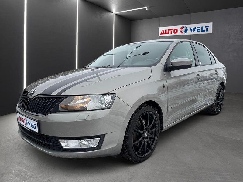 Beige Gebraucht 2013 Skoda Rapid Elegance Kleinwagen | 9.490 € (Etwas zu teuer) - Bild 1/4