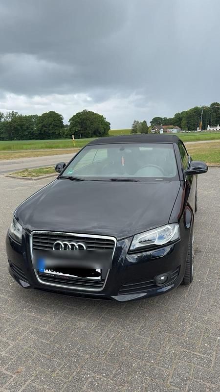 Schwarz Gebraucht 2009 Audi A3 Cabriolet S-Line Cabrio | 7.250 € (Fairer Preis) - Bild 1/4