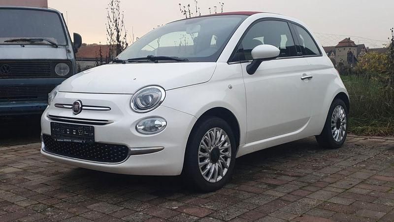 Weiß Gebraucht 2018 Fiat 500C Lounge Cabrio | 7.900 € (Guter Preis) - Bild 1/3