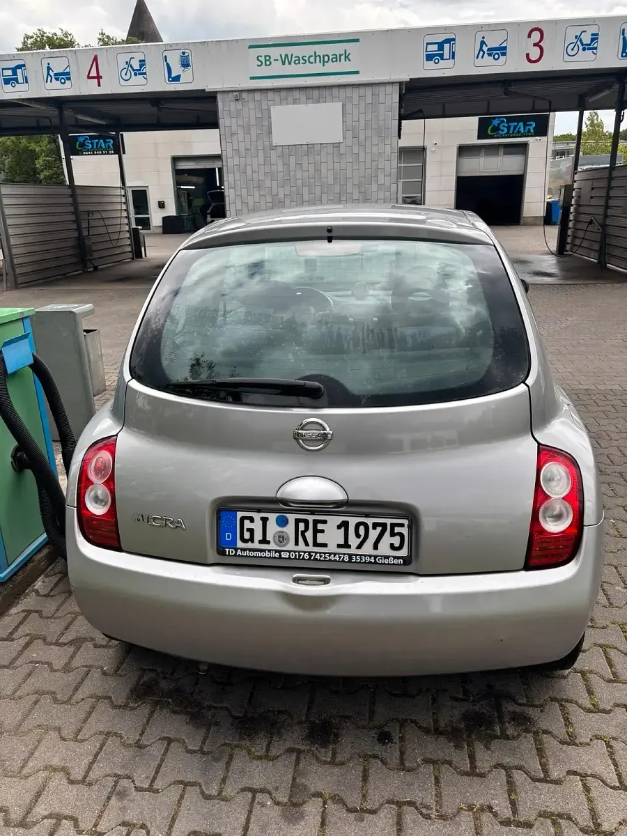 Gebraucht Nissan Micra 80 PS (58 kW) 2004 Silber Kleinwagen