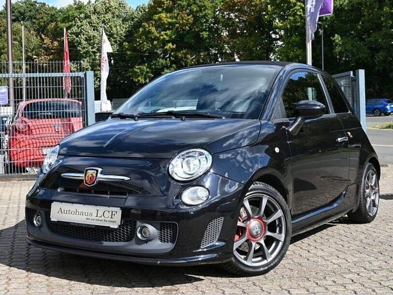 Schwarz Gebraucht 2015 Abarth 595C Turismo Cabrio | 13.990 € (Etwas zu teuer) - Bild 1/4