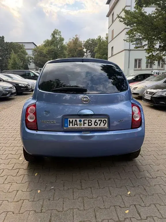 Gebraucht Nissan Micra Acenta 82 PS (60 kW) 2003 Blau Kleinwagen