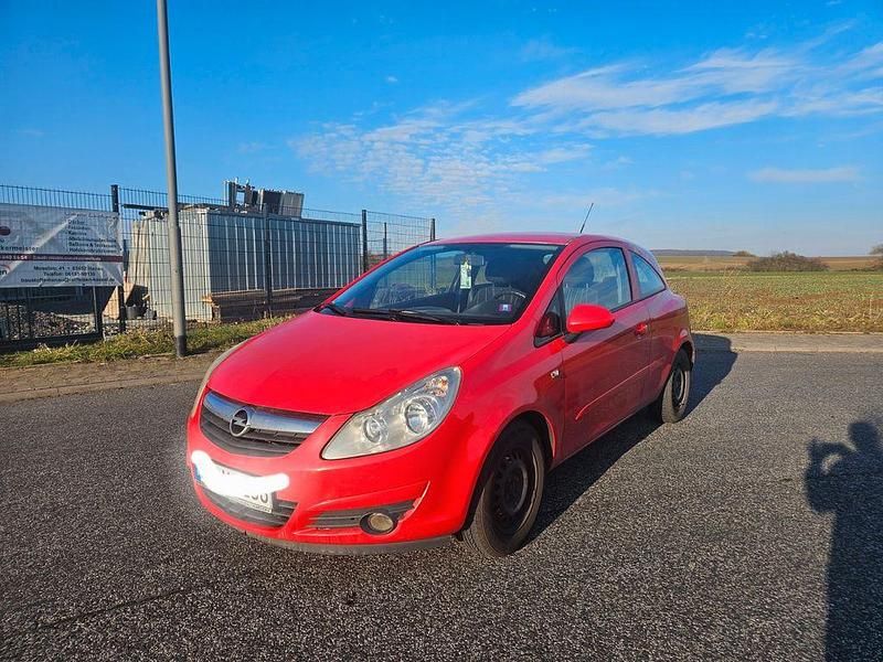 Schwarz Gebraucht 2007 Opel Corsa Limousine | 1.399 € (Teuer) - Bild 1/4