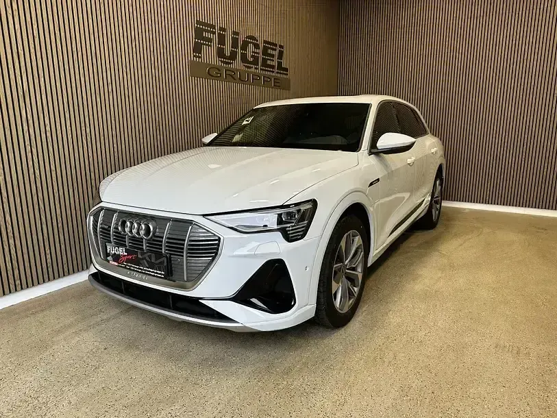 Gebraucht Audi e-tron S-Line 300 kW (408 PS) 2022 Gletscherweiß metallic SUV