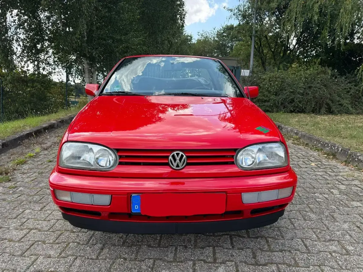 Gebraucht VW Golf Cabriolet 90 PS (66 kW) 1995 Rot Cabrio
