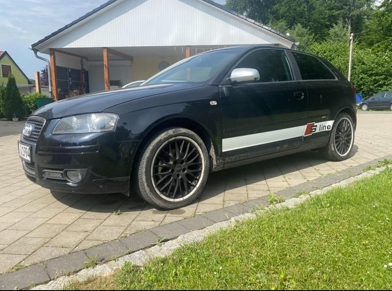 Schwarz Gebraucht 2008 Audi A3 S-Line Limousine | 3.900 € (Guter Preis) - Bild 1/4