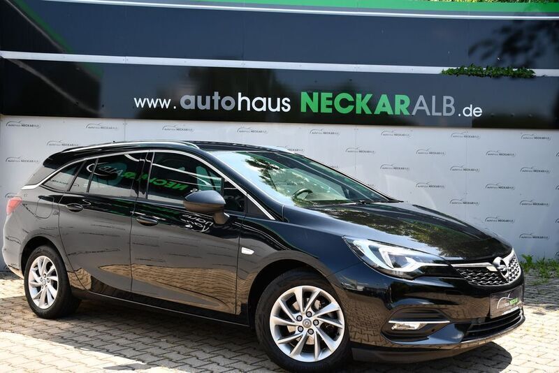 Onyx schwarz Gebraucht 2022 Opel Astra Elegance Kombi | 17.900 € (Superpreis) - Bild 1/4