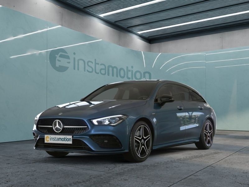 Blau Gebraucht 2021 Mercedes CLA250e Limousine | 28.450 € (Guter Preis) - Bild 1/4