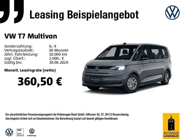 Neu VW Multivan R 150 PS (110 kW) 2026 Grau Van / Kleinbus