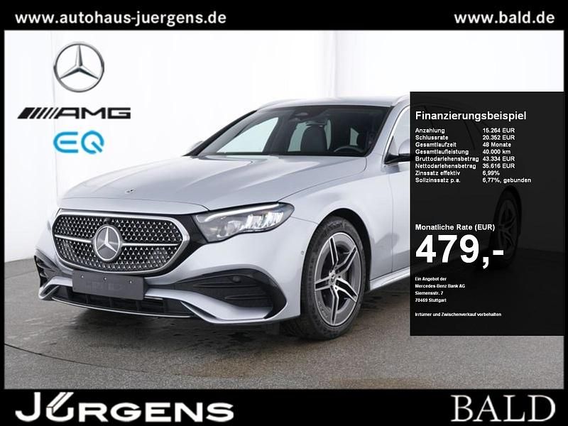 Silber metalliclack hightechs Gebraucht 2024 Mercedes E300 AMG Kombi | 50.840 € (Superpreis) - Bild 1/4