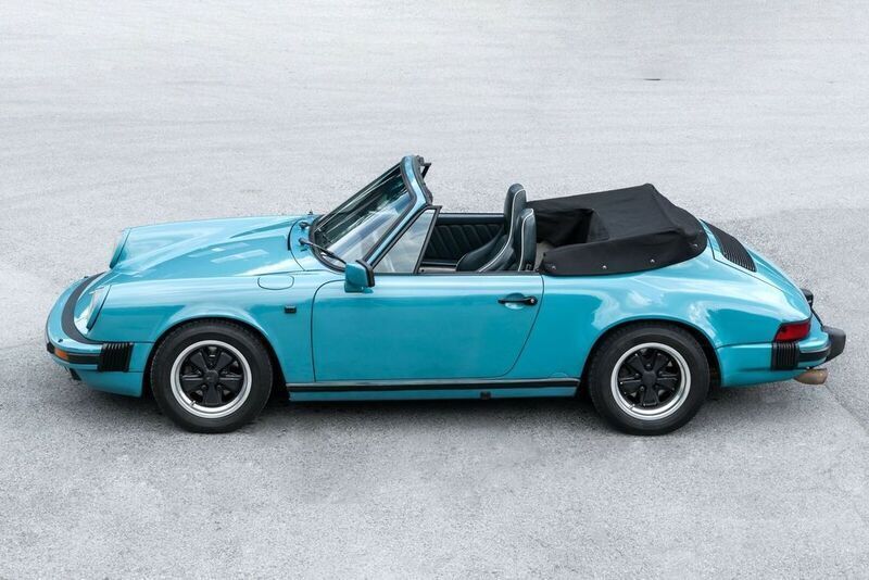 Gebraucht Porsche 911 218 PS (160 kW) 1987 Blau Cabrio