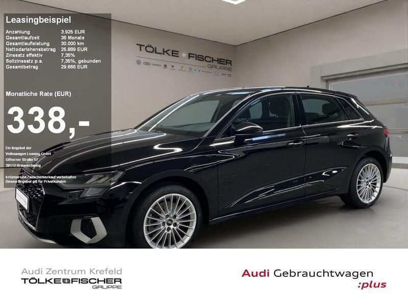 Schwarz Gebraucht 2021 Audi A3 Sportback e-tron Advanced Limousine | 25.929 € (Teuer) - Bild 1/4