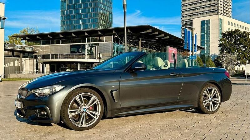 Grau Gebraucht 2016 BMW 430 Cabriolet M Sport Cabrio | 29.900 € (Etwas zu teuer) - Bild 1/4