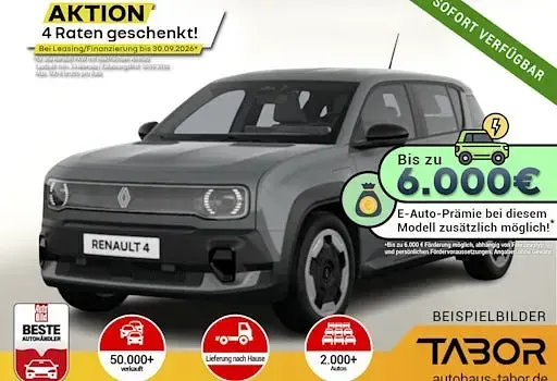 Ny Renault 4 E-Tech Evolution 110 kW (150 HK) 2025 Grå SUV