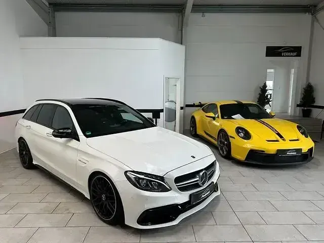 Gebraucht Mercedes C63 AMG AMG 510 PS (375 kW) 2018 Diamant weiß bright designo Kombi