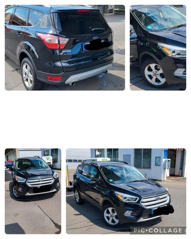 Schwarz Gebraucht 2017 Ford Kuga SUV | 16.000 € (Fairer Preis) - Bild 1/4