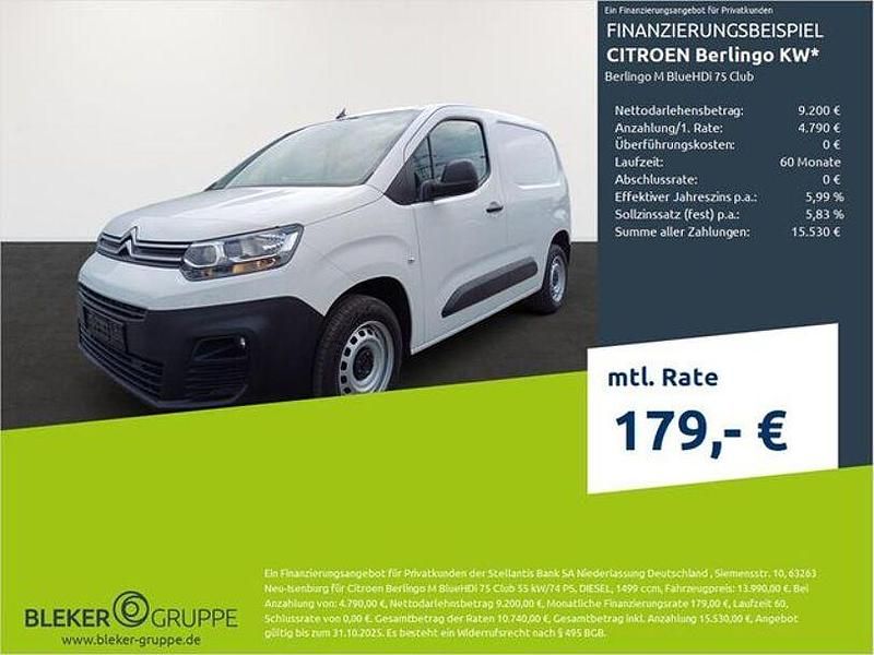 Polar weiß Gebraucht 2020 Citroën Berlingo Van / Kleinbus | 12.980 € (Guter Preis) - Bild 1/3
