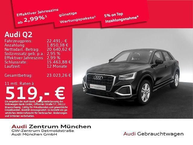 Gebraucht Audi Q2 Advanced Plus 110 PS (80 kW) 2023 Brillantschwarz SUV