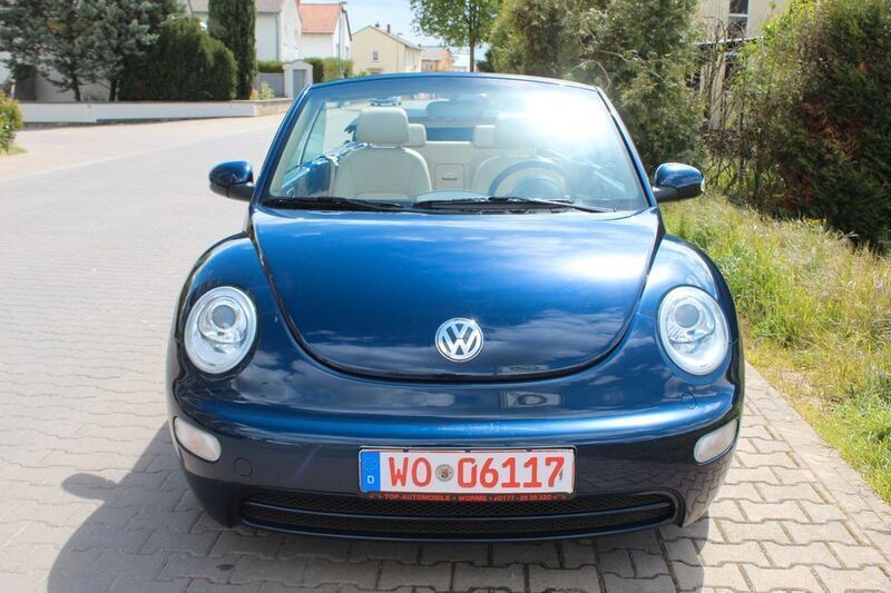 Gebraucht VW New Beetle Cabriolet 101 PS (74 kW) 2003 Blau Cabrio