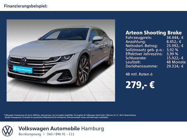C2 mondsteingrau Gebraucht 2022 VW Arteon R-line Kombi | 34.888 € (Fairer Preis) - Bild 1/3