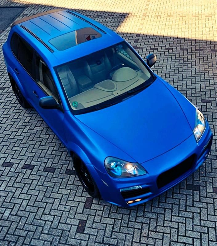 Blau Gebraucht 2007 Porsche Cayenne SUV | 18.299 € (Teuer) - Bild 1/4