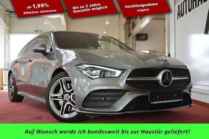 Mountaingrau met. Gebraucht 2021 Mercedes CLA250 AMG line Limousine | 28.999 € (Superpreis) - Bild 1/4