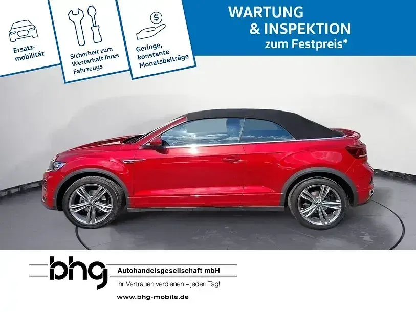 Gebraucht VW T-Roc Cabriolet Active 150 PS (110 kW) 2020 Rot Cabrio