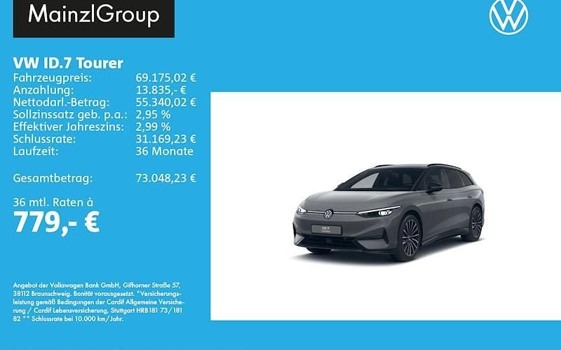 Neu VW ID.7 Pro 210 kW (286 PS) 2026 Grau Kombi