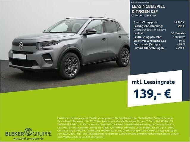 Schwarz Neu 2025 Citroën C3 Kleinwagen | 18.990 € (Guter Preis) - Bild 1/3