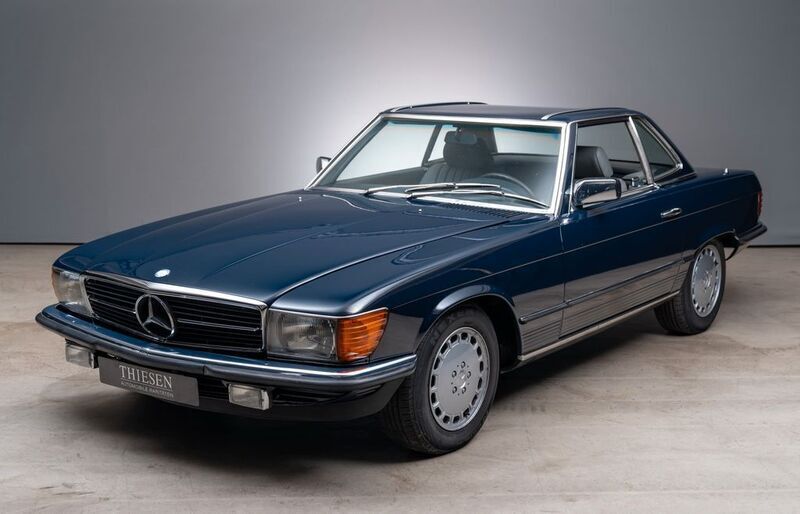 Blau Gebraucht 1983 Mercedes SL500 Cabrio | 39.900 € - Bild 1/4