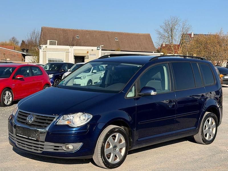 Gebraucht VW Touran Trendline 105 PS (77 kW) 2009 Blau Van / Kleinbus