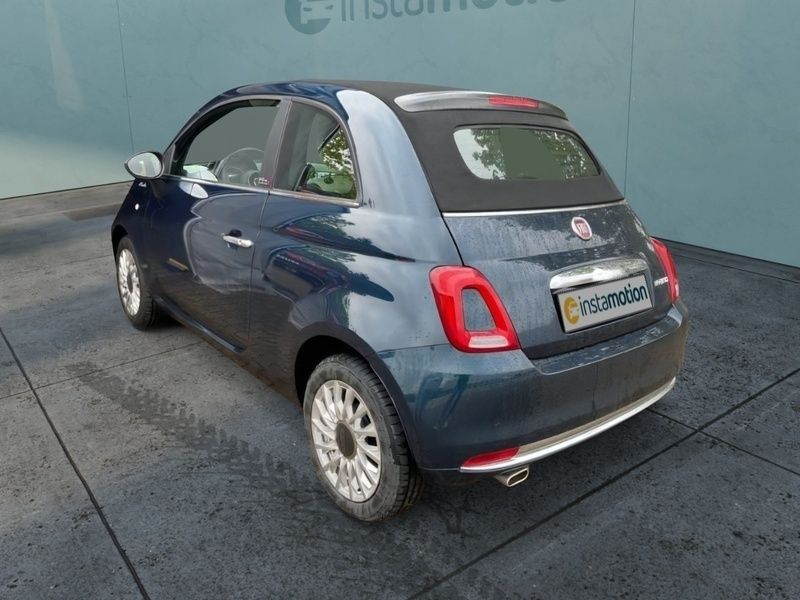 Blau Gebraucht 2021 Fiat 500C Dolcevita Cabrio | 12.940 € (Fairer Preis) - Bild 1/3