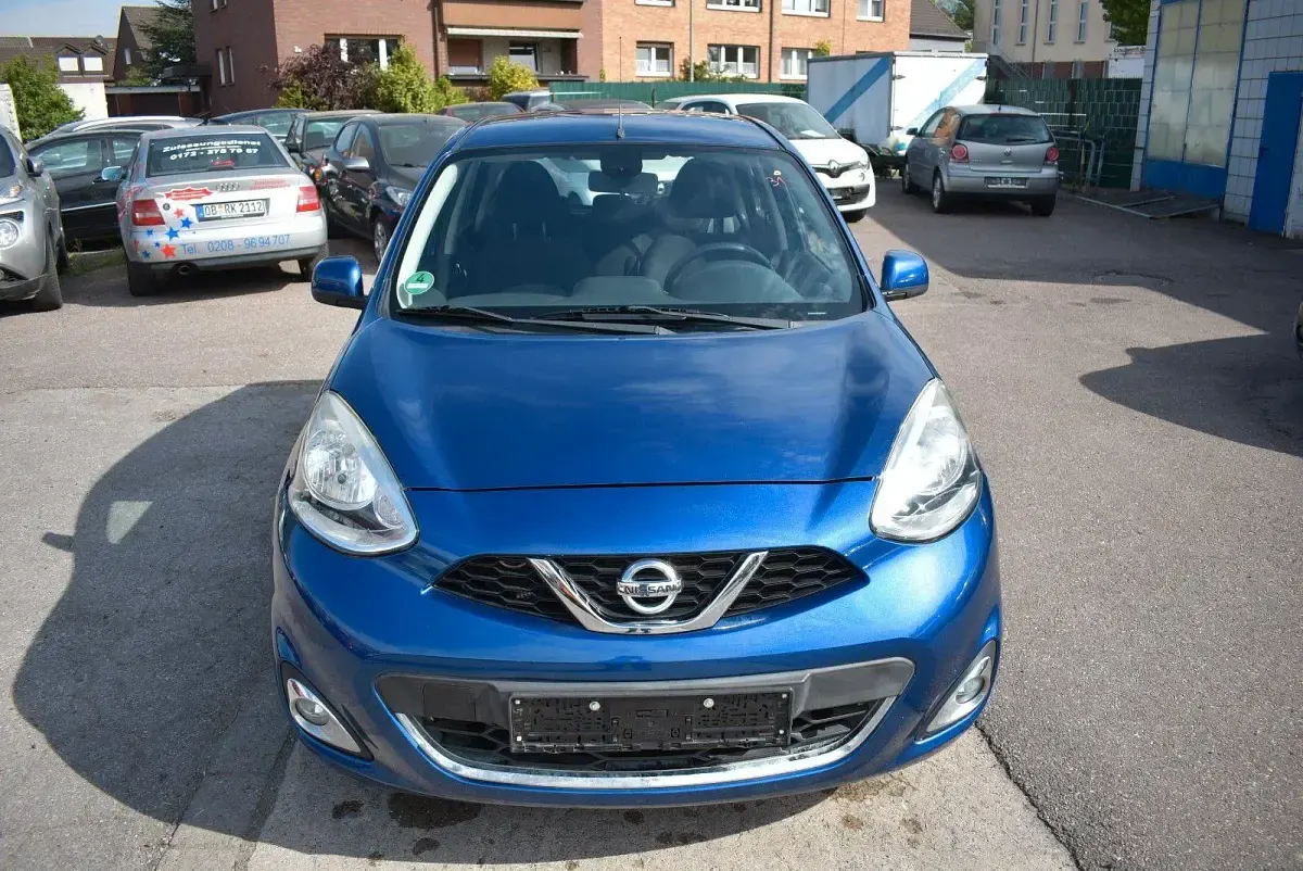 Gebraucht Nissan Micra Acenta 80 PS (58 kW) 2017 Blau Kleinwagen
