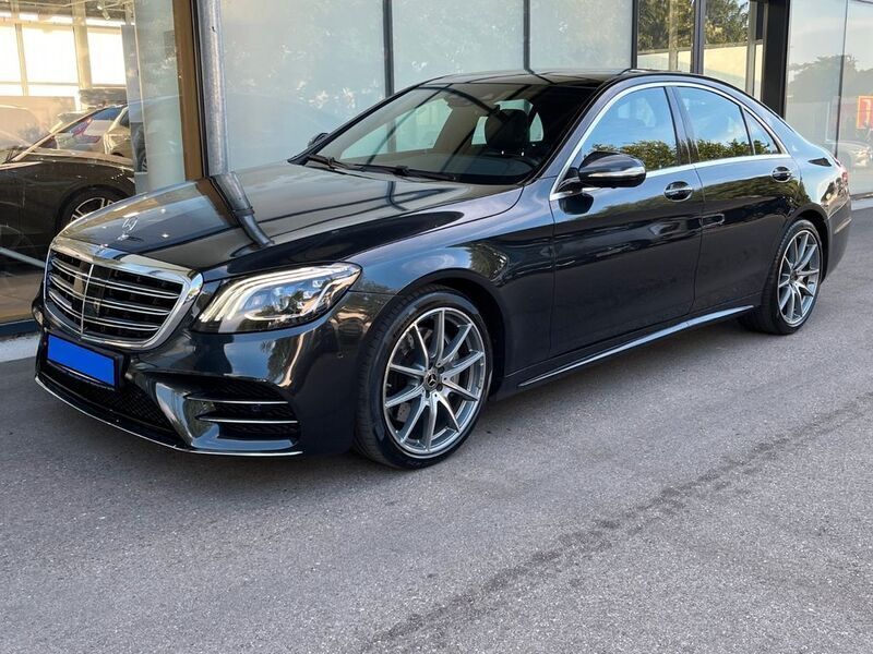Schwarz Gebraucht 2018 Mercedes S450 AMG line Limousine | 46.999 € (Superpreis) - Bild 1/4