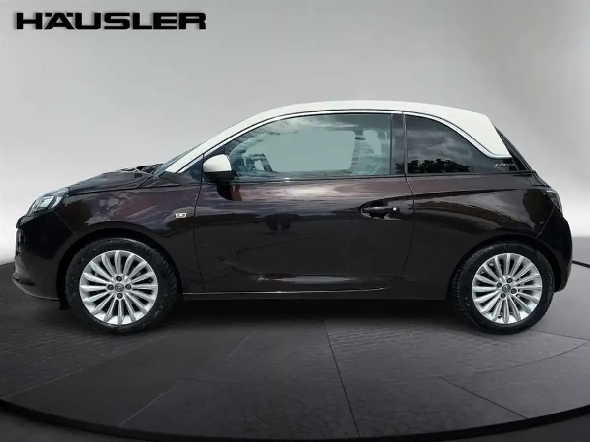 Gebraucht Opel Adam Glam 69 PS (50 kW) 2018 Mahogany brown (perleffekt) Kleinwagen