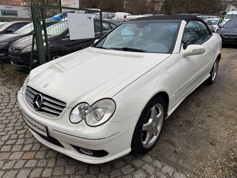 Gebraucht Mercedes CLK500 AMG 306 PS (225 kW) 2003 Weiß Cabrio