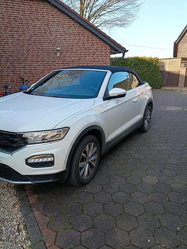 Gebraucht VW T-Roc Cabriolet Style 120 PS (88 kW) 2020 Weiß Cabrio