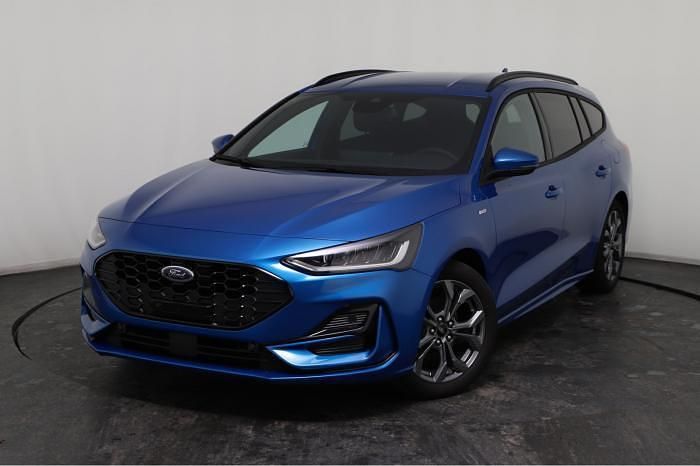 Neu Ford Focus ST-Line X 155 PS (114 kW) 2025 Blau, desert island blue Kombi