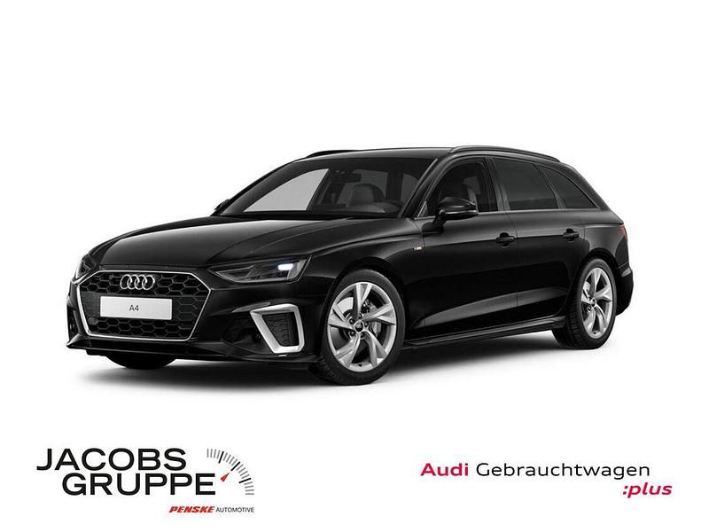 Schwarz Gebraucht 2022 Audi A4 S-Line Kombi | 28.870 € (Superpreis) - Bild 1/4