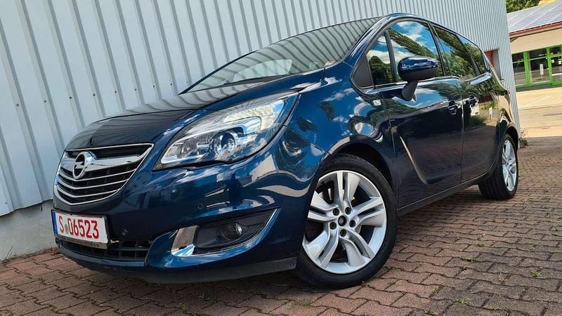 Blau Gebraucht 2015 Opel Meriva Van / Kleinbus | 6.999 € (Superpreis) - Bild 1/4