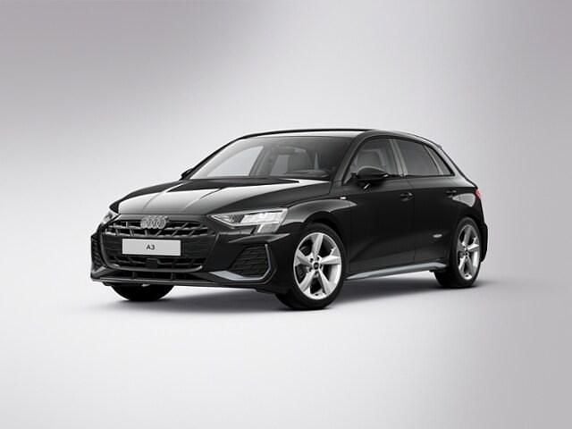 Mythosschwarz metallic Gebraucht 2025 Audi A3 S-Line | 49.990 € - Bild 1/4