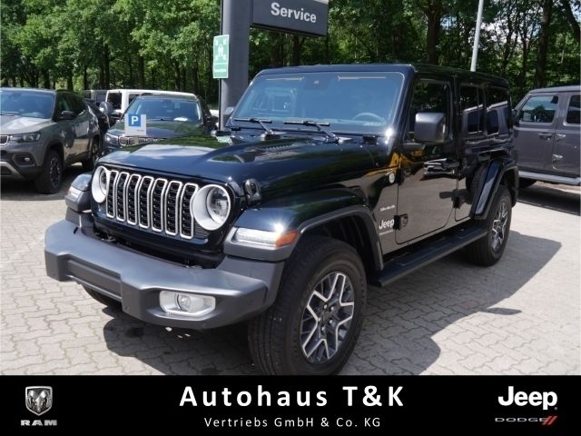 Schwarz Gebraucht 2024 Jeep Wrangler Unlimited Sahara SUV | 58.900 € (Fairer Preis) - Bild 1/4