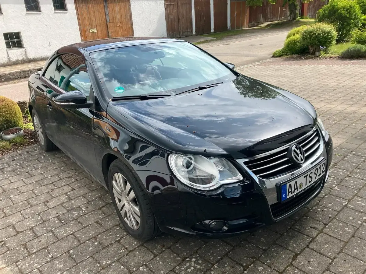 Brugt VW Eos Edition 122 HK (89 kW) 2010 Sort Cabriolet