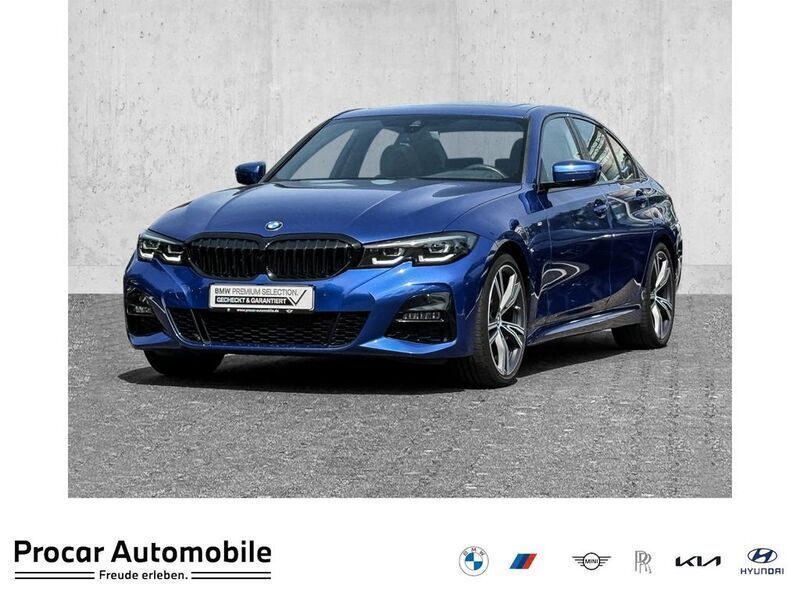 Blau Gebraucht 2021 BMW 320 M Sport Limousine | 33.990 € (Fairer Preis) - Bild 1/4