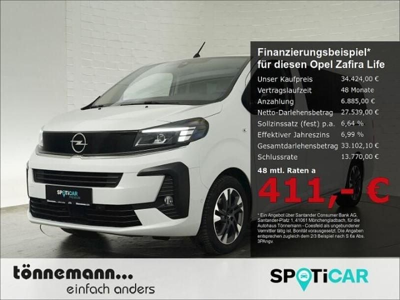 Weiss Gebraucht 2024 Opel Zafira Life Edition Van | 34.424 € (Superpreis) - Bild 1/4