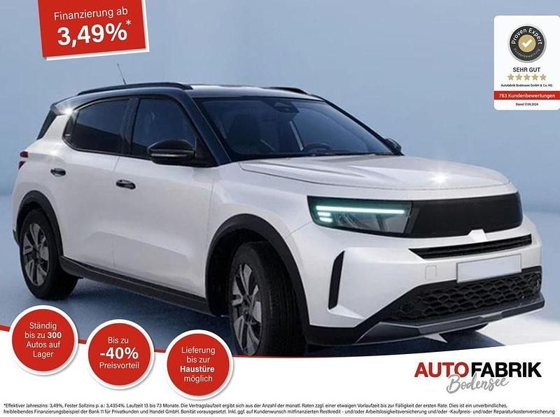 Neu Opel Frontera 145 PS (106 kW) 2026 Arktis weiß uni / dach schwarz SUV