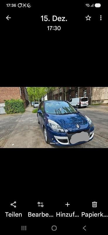 Gebraucht Renault Scénic III Exception 103 PS (75 kW) 2010 Blau Van / Kleinbus